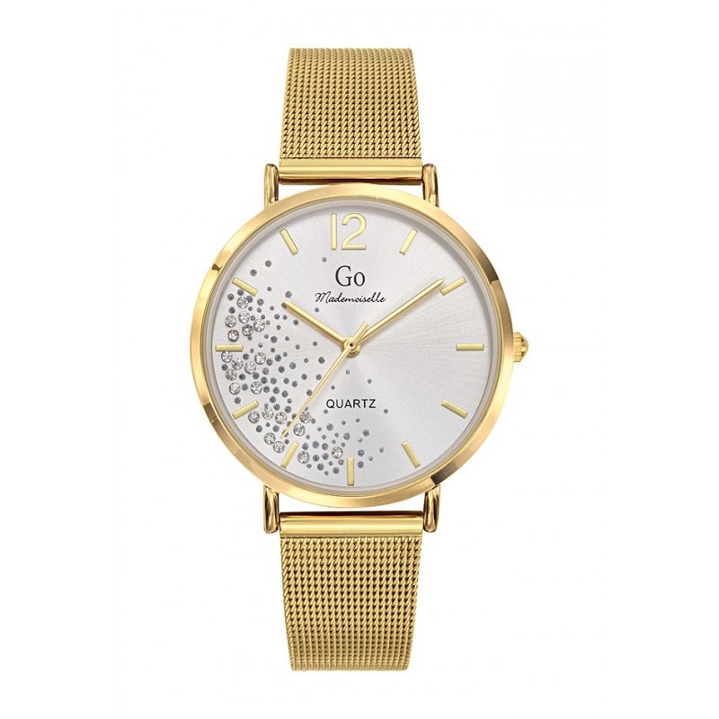 Montre Analogique Go Mademoiselle Bracelet Métal Doré