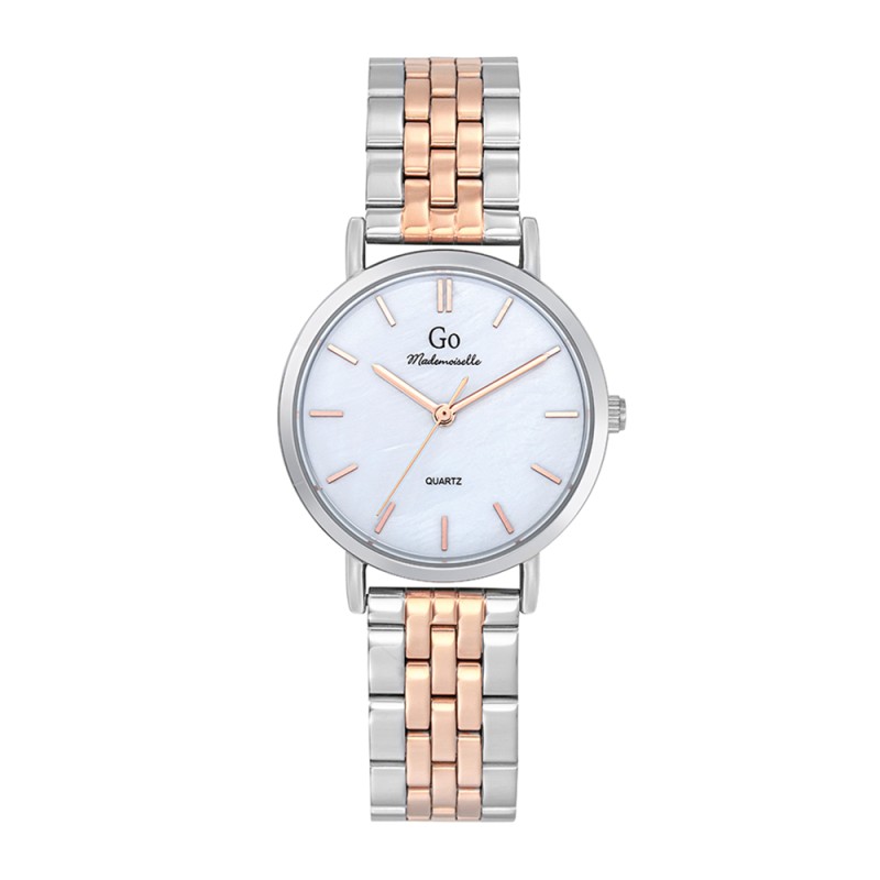 Montre Analogique Go Girl Only Bracelet Métal Bicolore