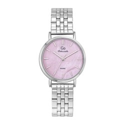 MONTRE GO GIRL ONLY BRACELET ACIER ARGENTE  CADRAN ROSE