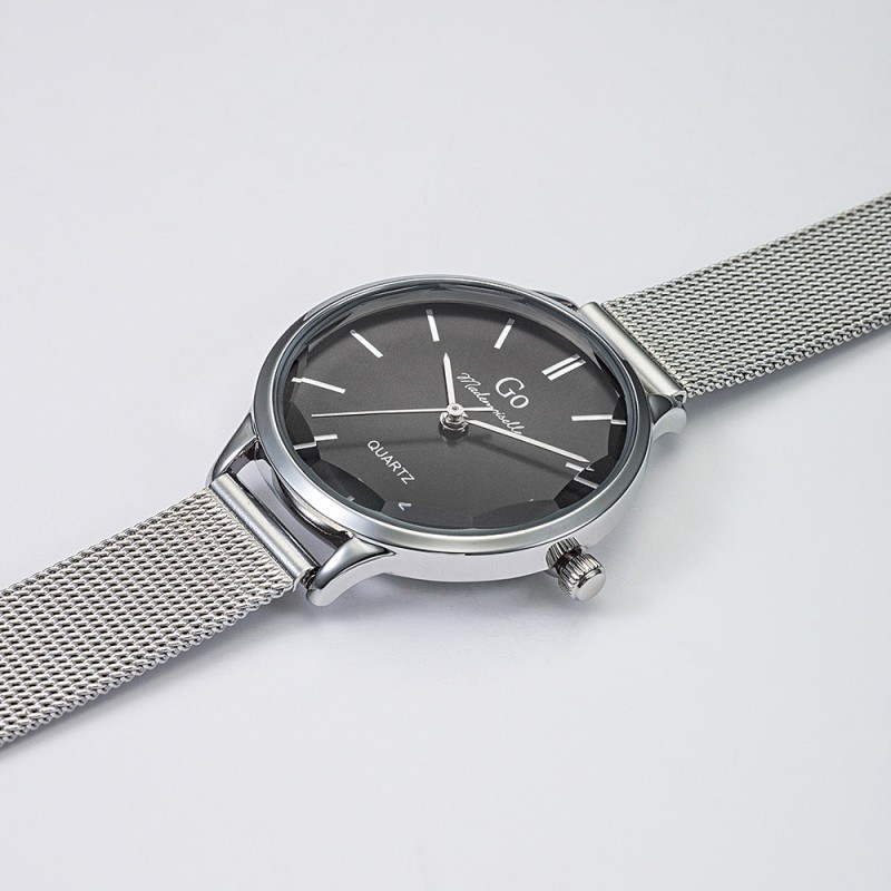 Montre Analogique Go Mademoiselle Bracelet Métal Argent