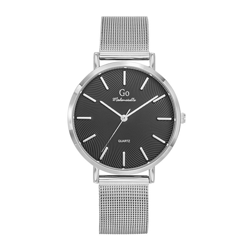 Montre Analogique Go Mademoiselle Bracelet Métal Argent