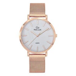 MONTRE GO GIRL ONLY BRACELET MILANAIS DORE ROSE CADRAN GRIS