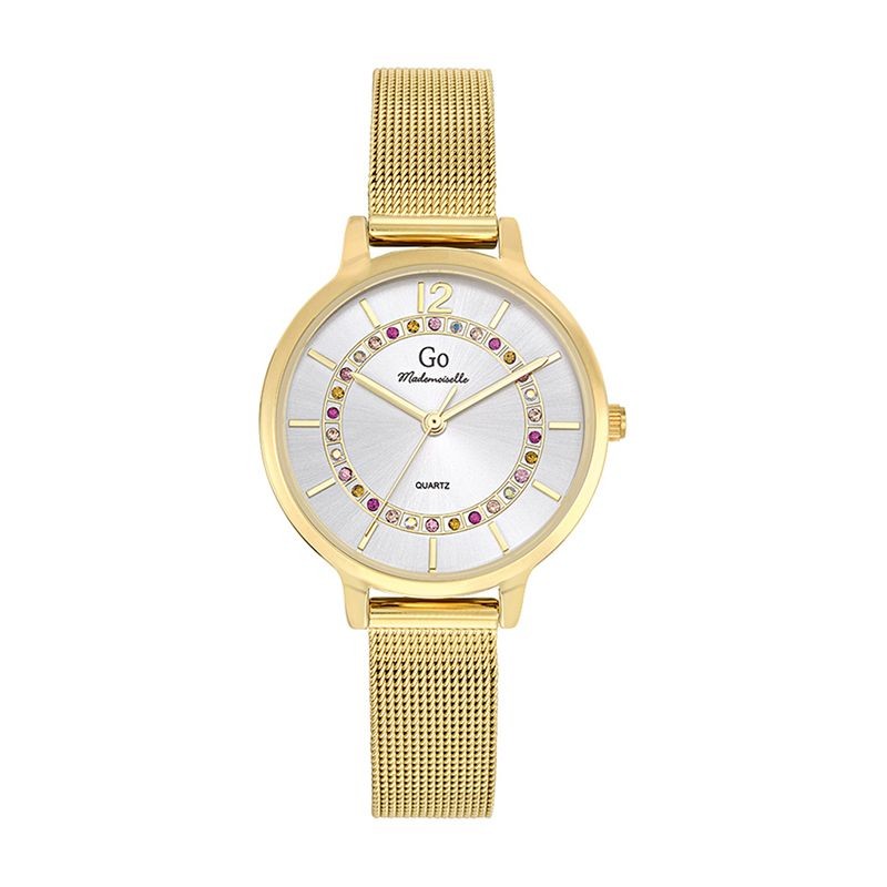Montre Analogique Go Mademoiselle Bracelet Métal Doré