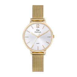 MONTRE GO GIRL ONLY BRACELET MILANAIS DORE CADRAN ARGENTE