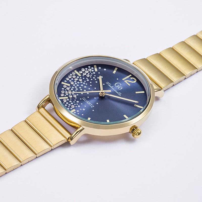 Montre Analogique Go Mademoiselle Bracelet Métal Doré