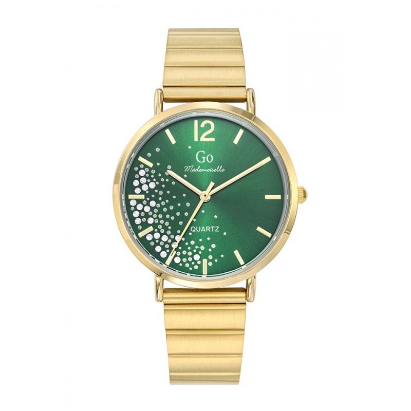 Montre Analogique Go Mademoiselle Bracelet Métal Doré