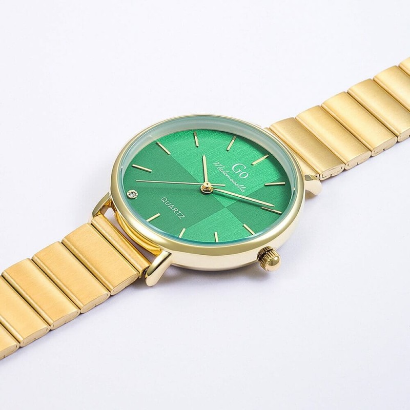 Montre Analogique Go Mademoiselle Bracelet Métal Doré