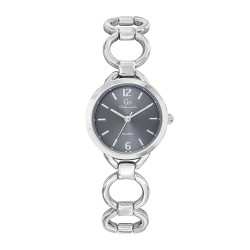 MONTRE GO GIRL ONLY BRACELET FANTAISIE ARGENTE CADRAN NOIR