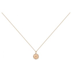 Collier fantaisie femme carador en plaqué or avec oxydes de zirconium multicolore