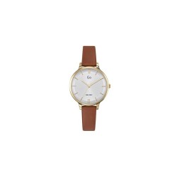 MONTRE  GO GIRL ONLY BRACELET CUIR MARRON  BOITIER DORE