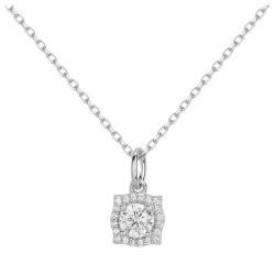 Collier femme carador en argent avec oxydes de zirconium