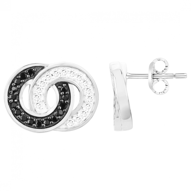 Boucles D'Oreilles Argent Sterling 925 Avec Motif Chat - Clous D'Oreilles Pour Femmes Et Filles - Bijou Hypoallergénique