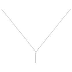 Collier fantaisie femme carador en  argent avec oxyde de zirconium