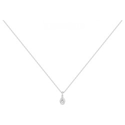 Collier fantaisie femme carador en  argent avec oxydes de zirconium