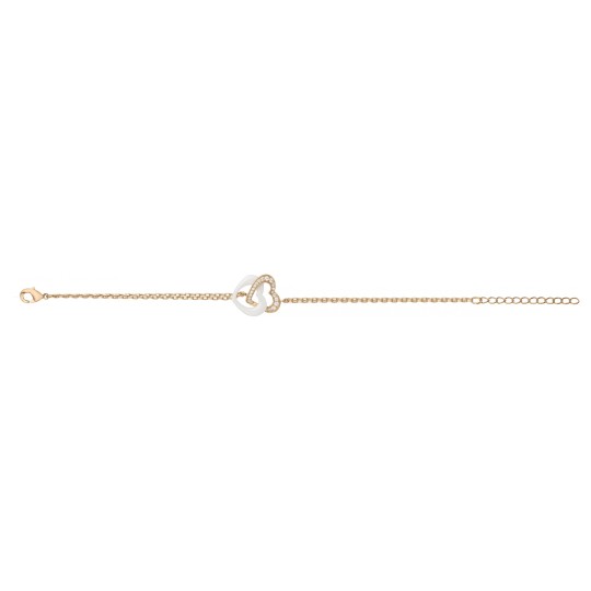 Bracelet Fantaisie Nacré Oxydé Champagne - Jonc 32 Grammes - Modèle W937 - Occasion
