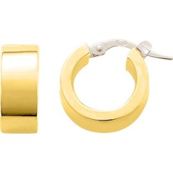 Boucles d'oreilles Carador Créoles  diamètre 10mm en or jaune 750/000