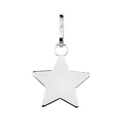 Pendentif Carador en argent 925/000 motif étoile