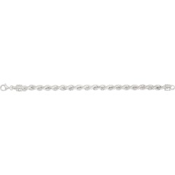 Collier femme fantaisie Carador en argent 925/000 maille corde