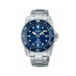 Montre Homme Seiko Prospex bleu  Mouvement  Quartz Solaire