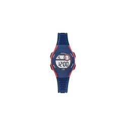 Montre Tekday Enfant digital silicone bleu