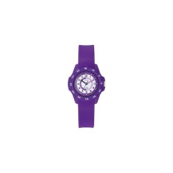 Montre Tekday Enfant silicone violet cadran simplifié pour la lecture