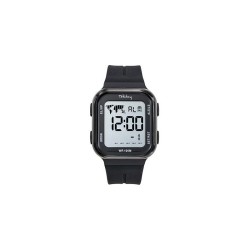 Montre Tekday Mixte digital silicone noir