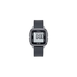 Montre Tekday Mixte digital silicone gris