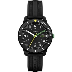 Montre Lacoste Mini Tennis Enfant en silicone noir