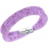 SWAROVSKI STARDUST:BRACELET DB LAME/VIOL M