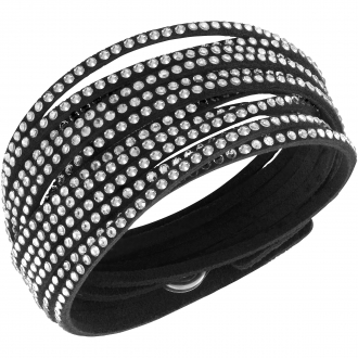 SWAROVSKI SLAKE:BRACELET BLACK CRY/SIS M