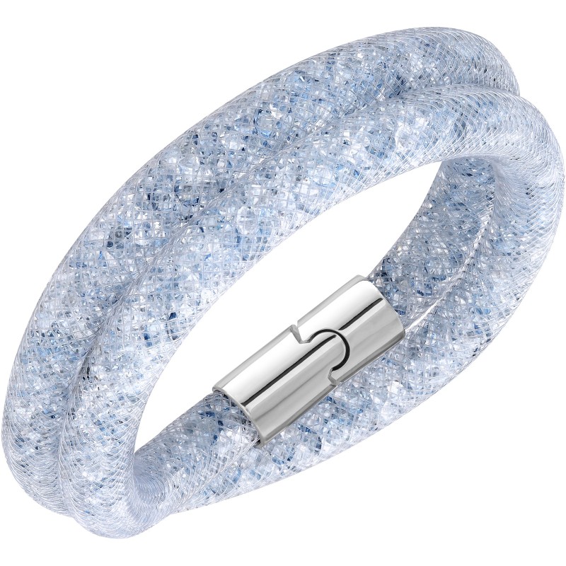 SWAROVSKI STARDUST:BRACELET DB CRY BLSH/PDS M