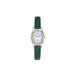 Montre Certus Femme bracelet cuir vert