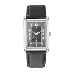 Montre Certus bracelet cuir noir