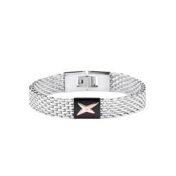 Bracelet Acier et Diamant  Mauboussin "Je suis ce que je suis"