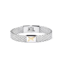 Bracelet Acier et Diamant  Mauboussin "Je suis ce que je suis"