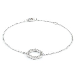 Bracelet femme fantaisie en argent