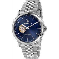 Montre Homme Maserati Epoca automatique fond bleu