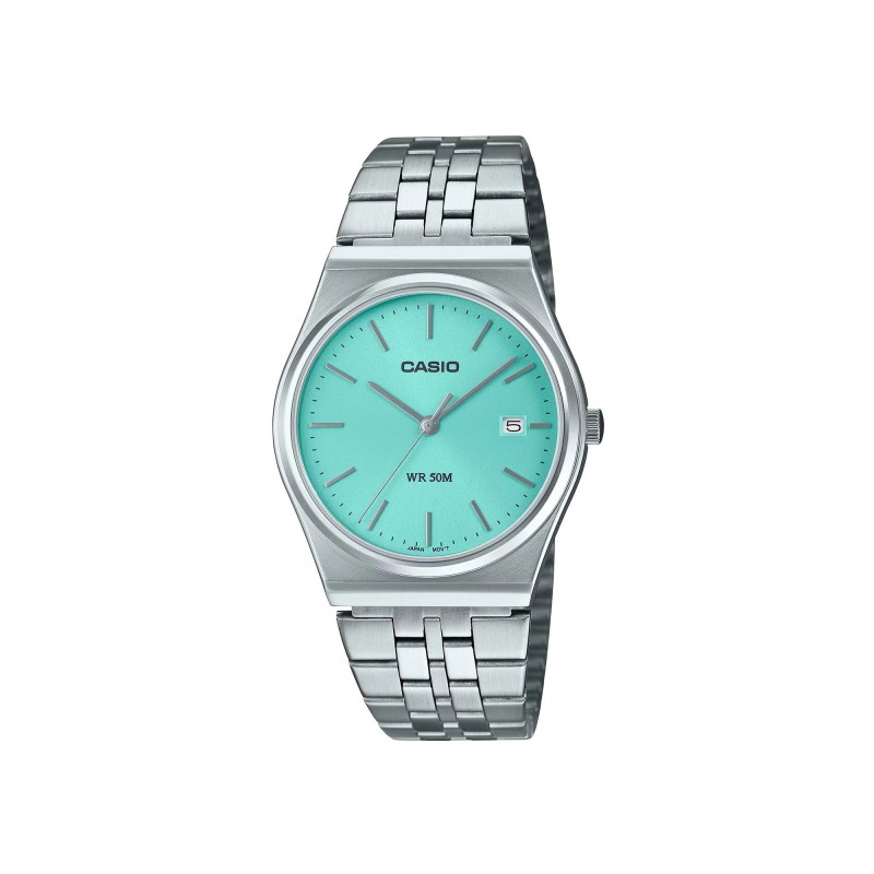 Montre analogique Casio bracelet acier argenté