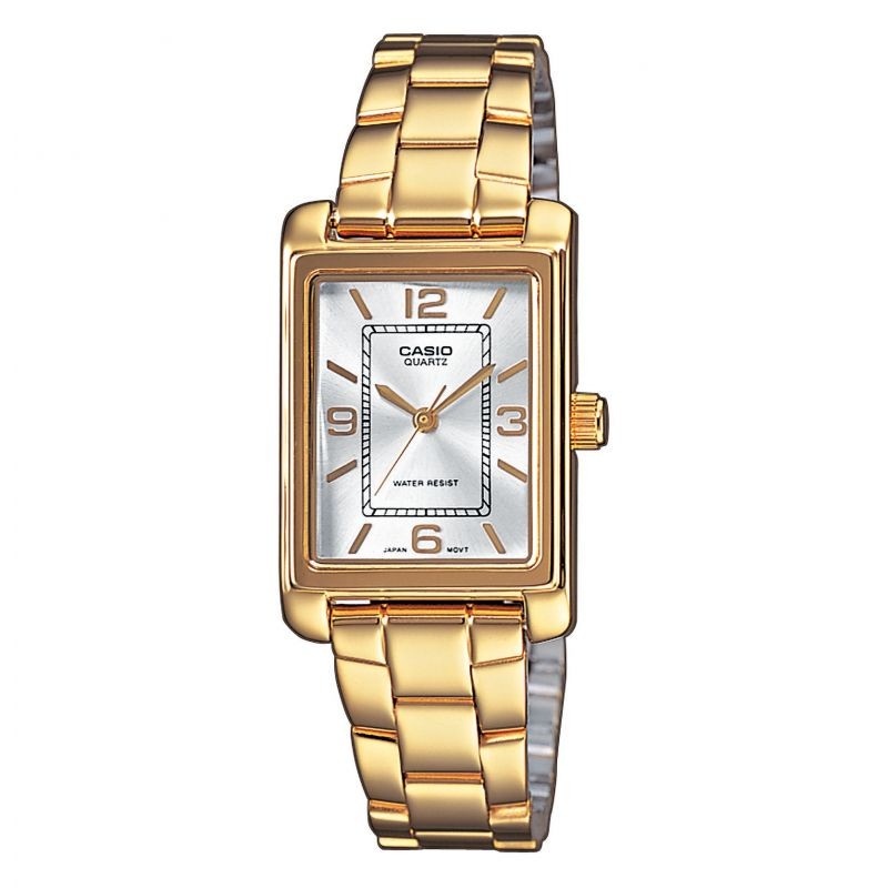 Montre analogique Casio collection Heritage bracelet acier doré