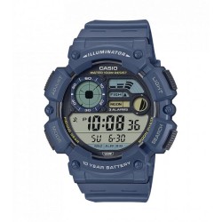 Montre Casio digitale résine bleu multifonctions