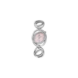 Montre Go femme bracelet acier cadran rose