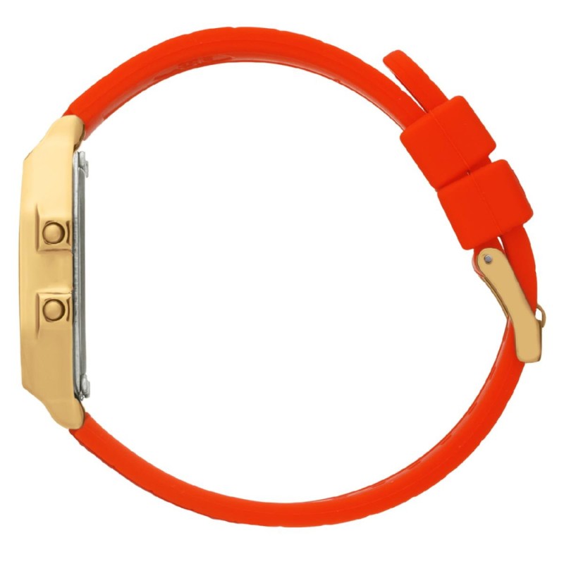 Montre Numérique Ice Watch Collection Ice Digit Retro Bracelet Silicone Rouge