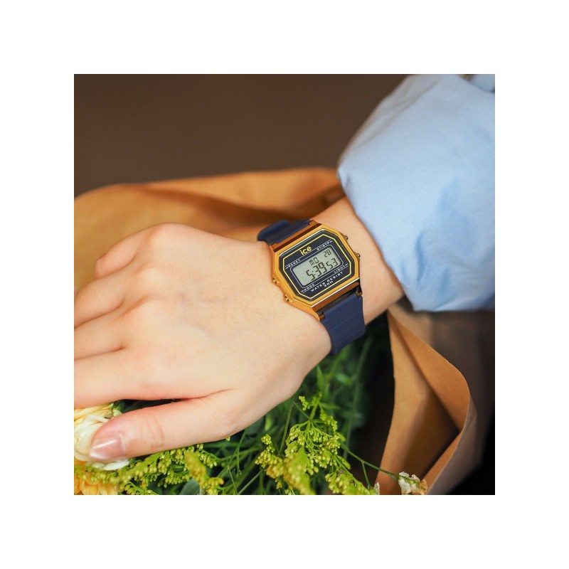 Montre Numérique Ice Watch Collection Ice Digit Retro Bracelet Silicone Noir