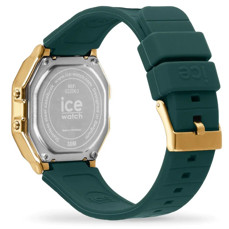 Montre Numérique Ice Watch Collection Ice Digit Retro Bracelet Silicone Vert