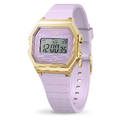 Montre femme Ice Watch Digit retro Bracelet en silicone lavande