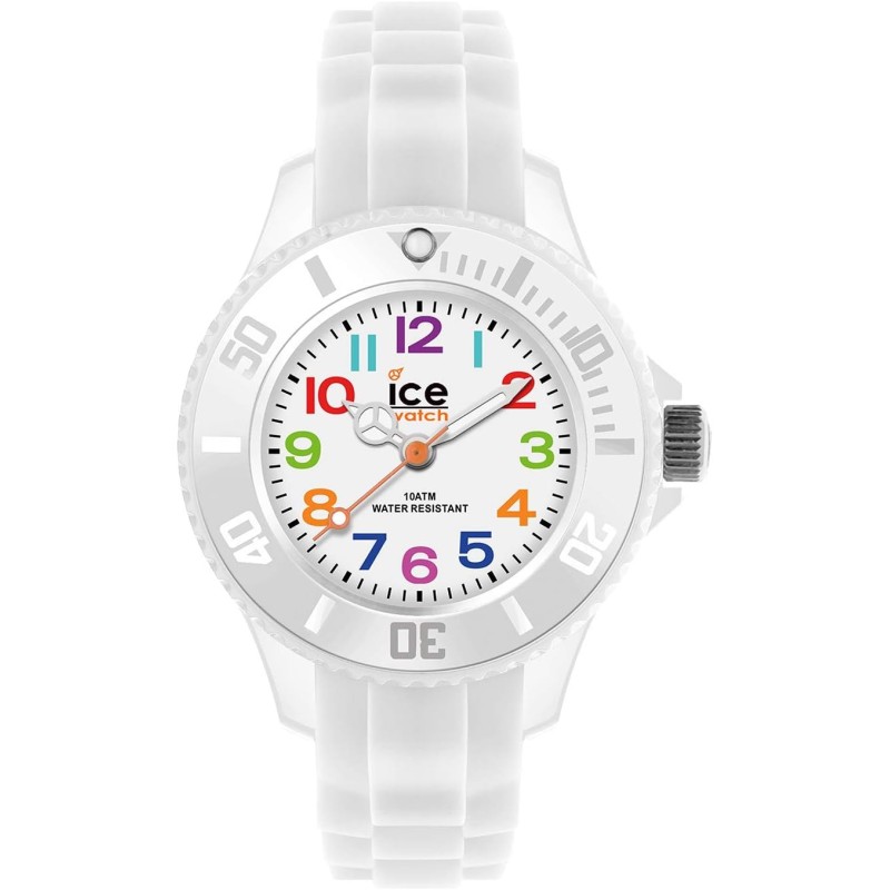 Montre Analogique Ice Watch Collection Ice Mini Bracelet Silicone Blanc