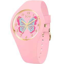 Montre enfant Ice Watch - Fantasia Butterfly Lily Bracelet en silicone rose