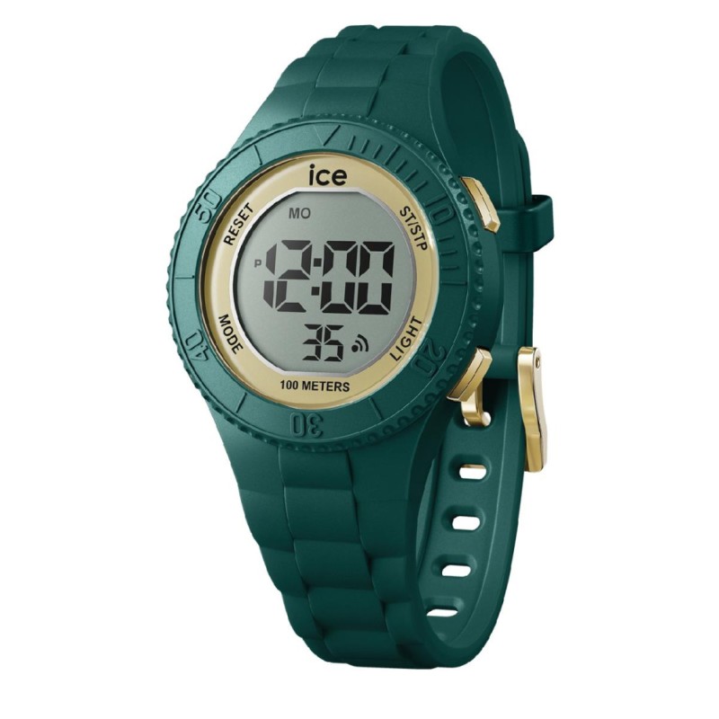 Montre Numérique Ice Watch Collection Ice Digit Bracelet Silicone Vert