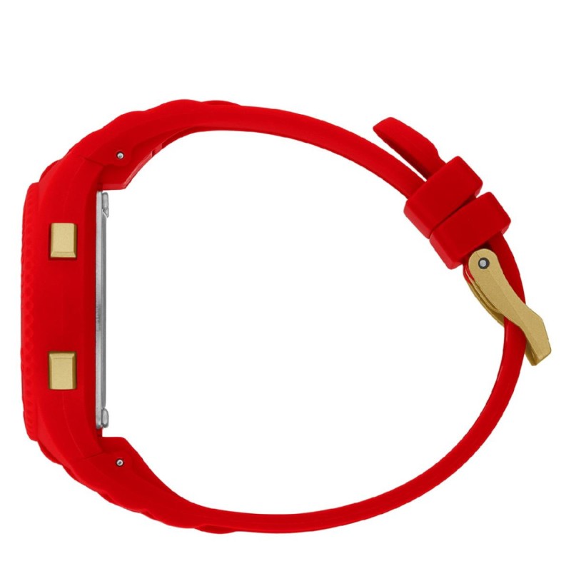 Montre Numérique Ice Watch Collection Ice Digit Bracelet Silicone Rouge