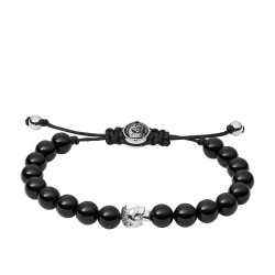 Bracelet Homme Diesel perles noires